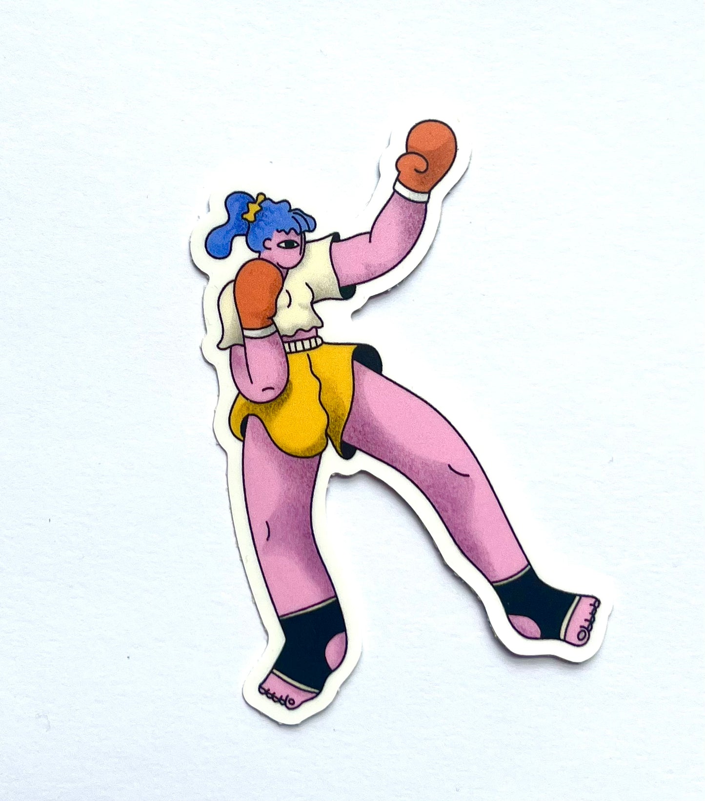 Fight Girlie Stickers