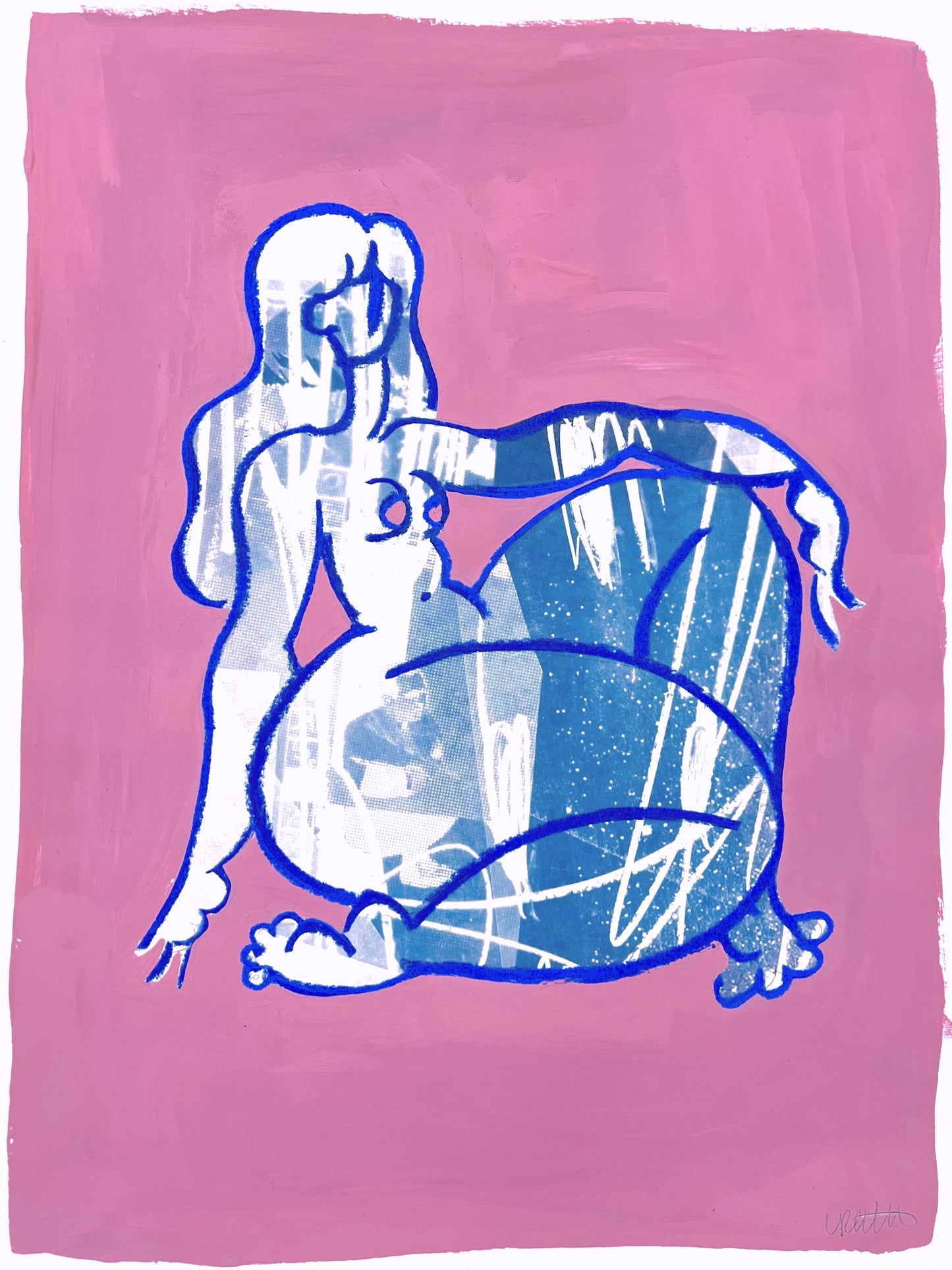 Cyanotype Nudie Blueberry