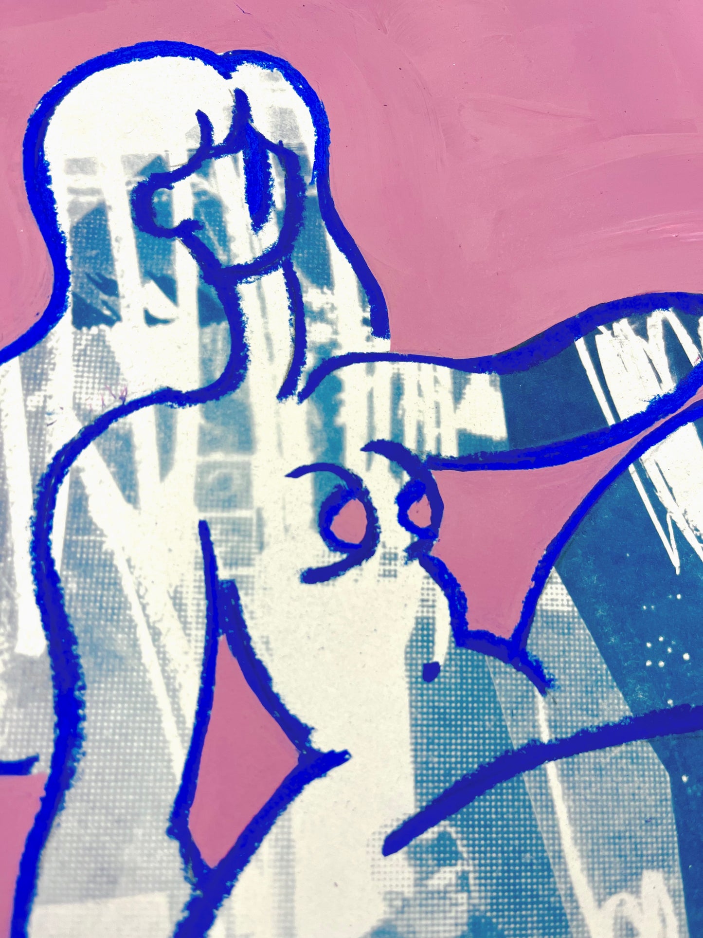 Cyanotype Nudie Blueberry